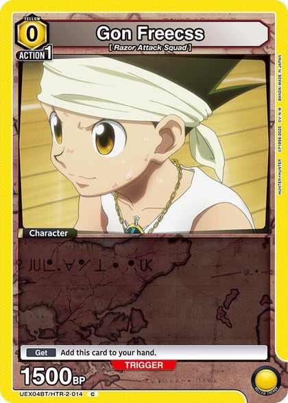 Gon Freecss (014) (Box Topper Foil), UEX04BT: HUNTER X HUNTER Vol.2 UEX04BT/HTR-2-014