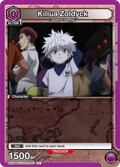 Killua Zoldyck (057) (Box Topper Foil), UEX04BT: HUNTER X HUNTER Vol.2 UEX04BT/HTR-2-057
