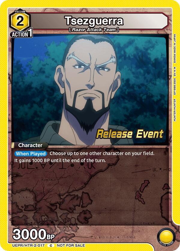 Tsezguerra (017), UEX04BT: HUNTER X HUNTER Vol.2 Release Event Cards UEPR/HTR-2-017