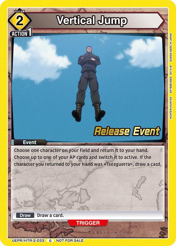 Vertical Jump, UEX04BT: HUNTER X HUNTER Vol.2 Release Event Cards UEPR/HTR-2-033