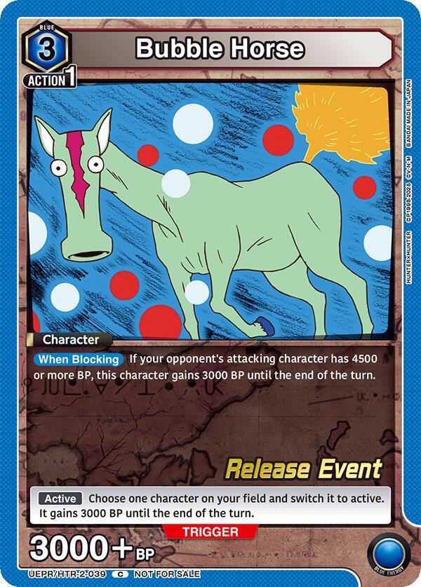 Bubble Horse, UEX04BT: HUNTER X HUNTER Vol.2 Release Event Cards UEPR/HTR-2-039