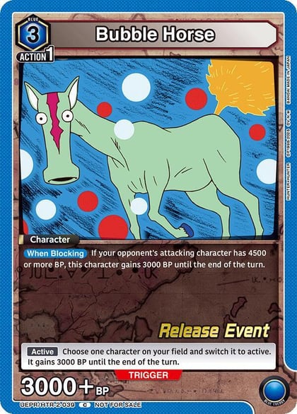 Bubble Horse, UEX04BT: HUNTER X HUNTER Vol.2 Release Event Cards UEPR/HTR-2-039
