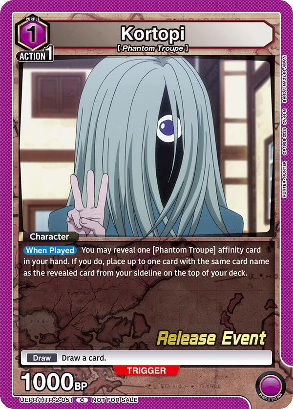 Kortopi, UEX04BT: HUNTER X HUNTER Vol.2 Release Event Cards UEPR/HTR-2-051
