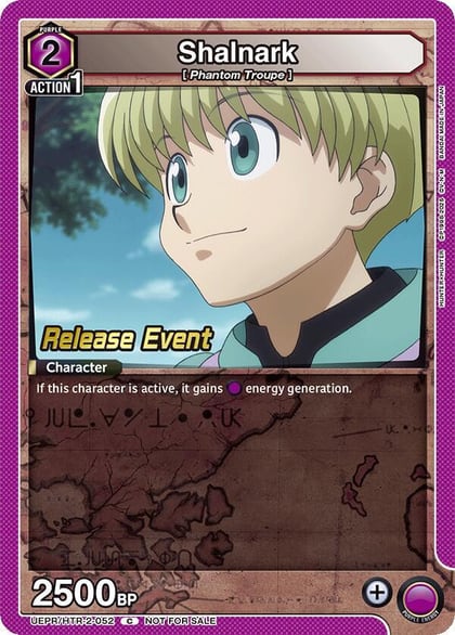 Shalnark, UEX04BT: HUNTER X HUNTER Vol.2 Release Event Cards UEPR/HTR-2-052