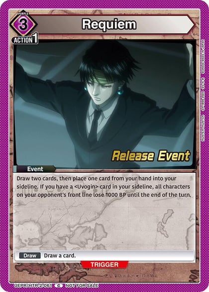Requiem, UEX04BT: HUNTER X HUNTER Vol.2 Release Event Cards UEPR/HTR-2-061