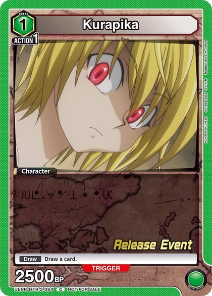Kurapika (064), UEX04BT: HUNTER X HUNTER Vol.2 Release Event Cards UEPR/HTR-2-064