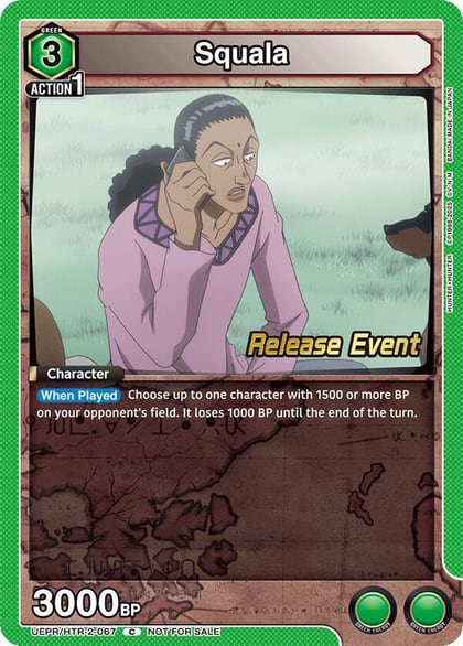 Squala, UEX04BT: HUNTER X HUNTER Vol.2 Release Event Cards UEPR/HTR-2-067