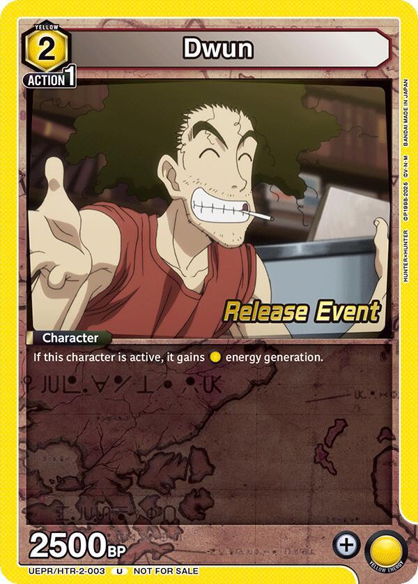 Dwun, UEX04BT: HUNTER X HUNTER Vol.2 Release Event Cards UEPR/HTR-2-003