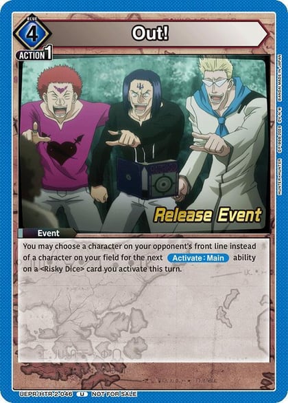 Out!, UEX04BT: HUNTER X HUNTER Vol.2 Release Event Cards UEPR/HTR-2-046