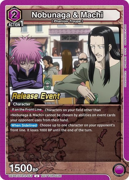 Nobunaga & Machi, UEX04BT: HUNTER X HUNTER Vol.2 Release Event Cards UEPR/HTR-2-053
