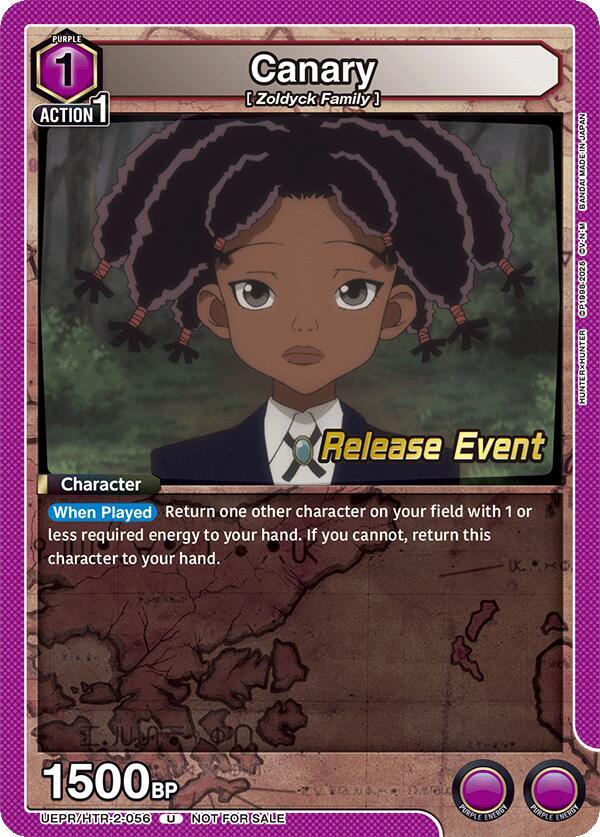 Canary, UEX04BT: HUNTER X HUNTER Vol.2 Release Event Cards UEPR/HTR-2-056