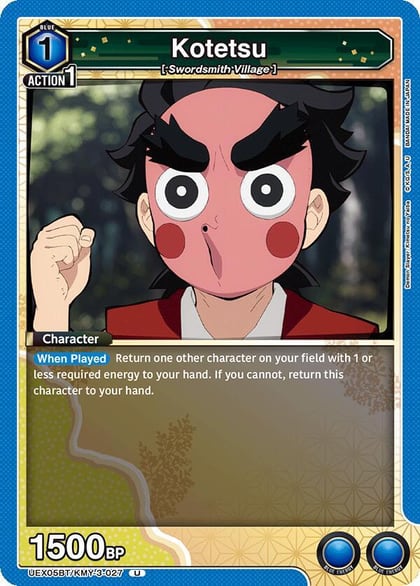 Kotetsu, UEX05BT: Demon Slayer: Kimetsu no Yaiba Vol.2 UEX05BT/KMY-3-027
