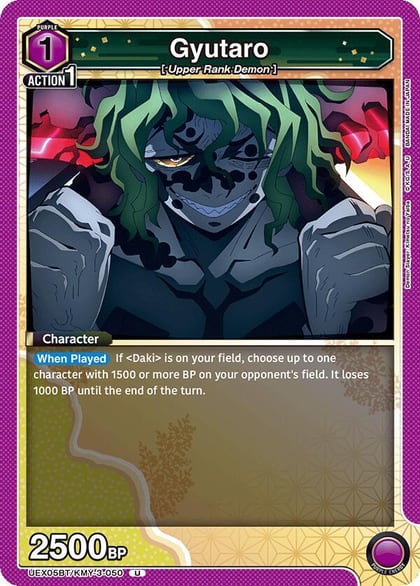 Gyutaro, UEX05BT: Demon Slayer: Kimetsu no Yaiba Vol.2 UEX05BT/KMY-3-050