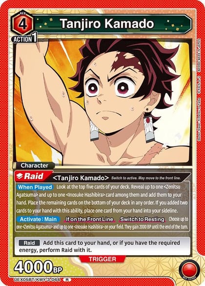 Tanjiro Kamado (064), UEX05BT: Demon Slayer: Kimetsu no Yaiba Vol.2 UEX05BT/KMY-3-064