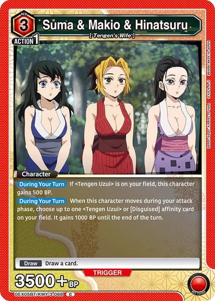 Suma & Makio & Hinatsuru, UEX05BT: Demon Slayer: Kimetsu no Yaiba Vol.2 UEX05BT/KMY-3-068