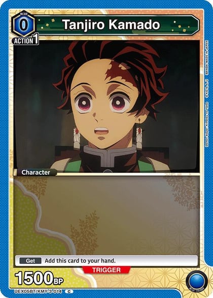 Tanjiro Kamado (014) (Box Topper Foil), UEX05BT: Demon Slayer: Kimetsu no Yaiba Vol.2 UEX05BT/KMY-3-014