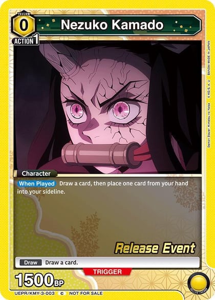 Nezuko Kamado (003), UEX05BT: Demon Slayer: Kimetsu no Yaiba Vol.2 Release Event Cards UEPR/KMY-3-003