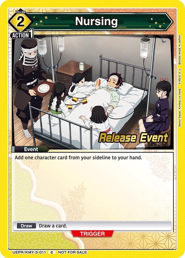 Nursing, UEX05BT: Demon Slayer: Kimetsu no Yaiba Vol.2 Release Event Cards UEPR/KMY-3-011