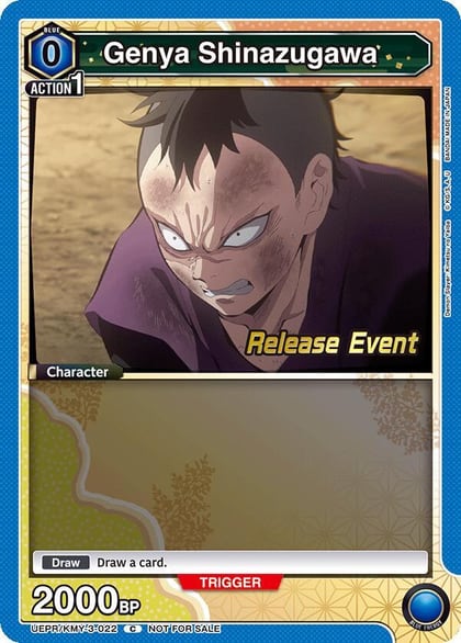 Genya Shinazugawa (022), UEX05BT: Demon Slayer: Kimetsu no Yaiba Vol.2 Release Event Cards UEPR/KMY-3-022