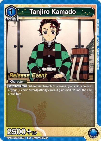 Tanjiro Kamado (015), UEX05BT: Demon Slayer: Kimetsu no Yaiba Vol.2 Release Event Cards UEPR/KMY-3-015