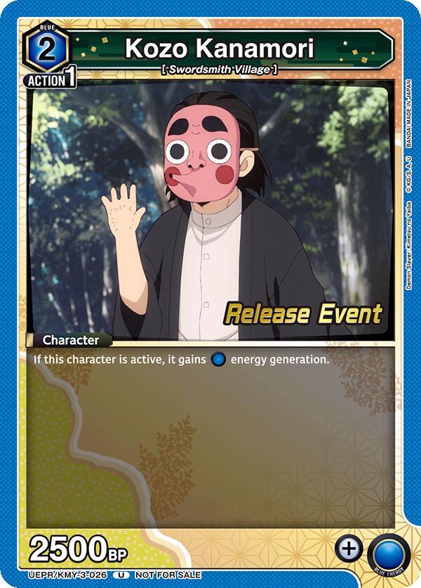 Kozo Kanamori, UEX05BT: Demon Slayer: Kimetsu no Yaiba Vol.2 Release Event Cards UEPR/KMY-3-026