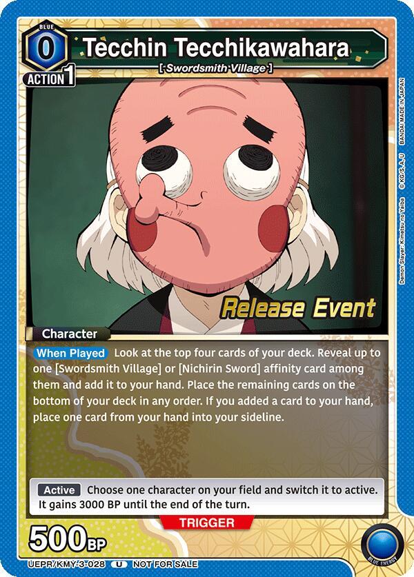 Tecchin Tecchikawahara, UEX05BT: Demon Slayer: Kimetsu no Yaiba Vol.2 Release Event Cards UEPR/KMY-3-028