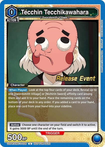Tecchin Tecchikawahara, UEX05BT: Demon Slayer: Kimetsu no Yaiba Vol.2 Release Event Cards UEPR/KMY-3-028
