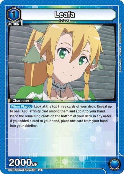 Leafa (023), UEX06BT: Sword Art Online Vol.2 UEX06BT/SAO-2-023