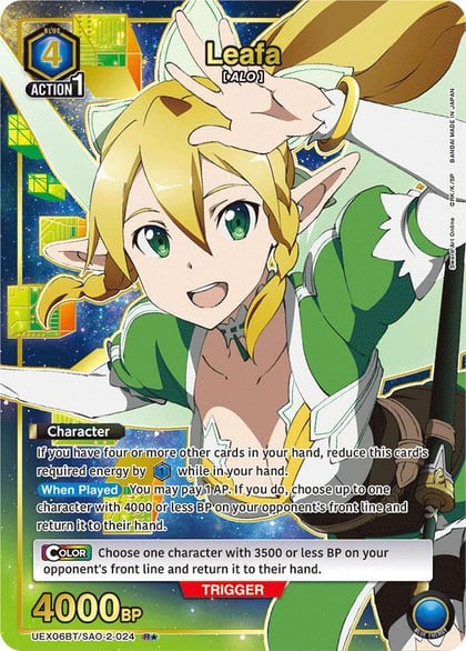 Leafa (024) (R*), UEX06BT: Sword Art Online Vol.2 UEX06BT/SAO-2-024
