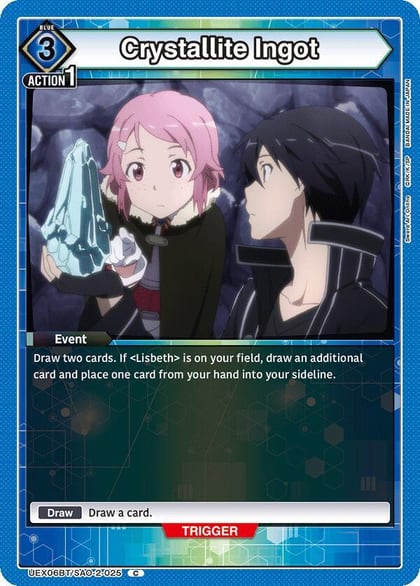 Crystallite Ingot, UEX06BT: Sword Art Online Vol.2 UEX06BT/SAO-2-025