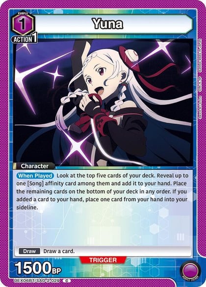 Yuna (029), UEX06BT: Sword Art Online Vol.2 UEX06BT/SAO-2-029