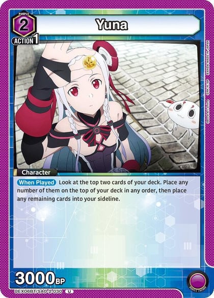 Yuna (030), UEX06BT: Sword Art Online Vol.2 UEX06BT/SAO-2-030