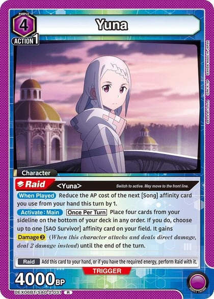 Yuna (031), UEX06BT: Sword Art Online Vol.2 UEX06BT/SAO-2-031