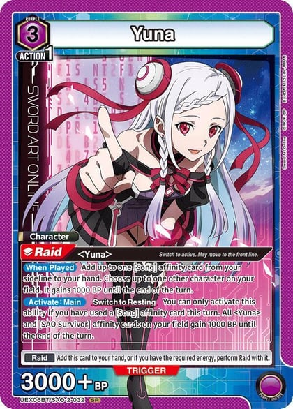 Yuna (032), UEX06BT: Sword Art Online Vol.2 UEX06BT/SAO-2-032