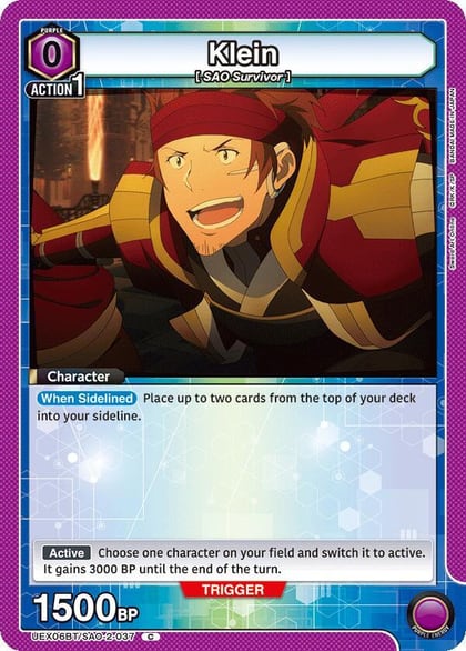 Klein (037), UEX06BT: Sword Art Online Vol.2 UEX06BT/SAO-2-037