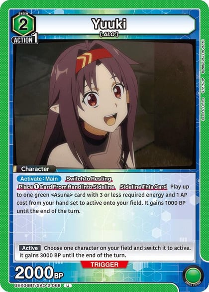 Yuuki (068), UEX06BT: Sword Art Online Vol.2 UEX06BT/SAO-2-068