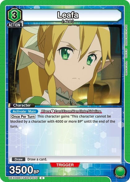 Leafa (070), UEX06BT: Sword Art Online Vol.2 UEX06BT/SAO-2-070