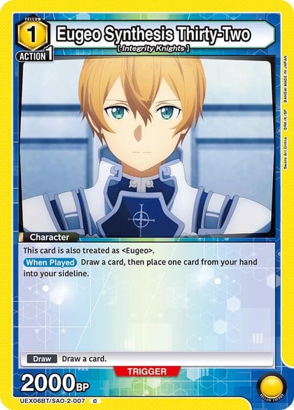 Eugeo Synthesis Thirty-Two (Box Topper Foil), UEX06BT: Sword Art Online Vol.2 UEX06BT/SAO-2-007