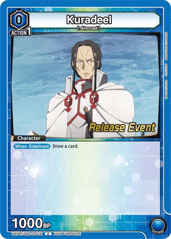 Kuradeel, UEX06BT: Sword Art Online Vol.2 Release Event Cards UEPR/SAO-2-016