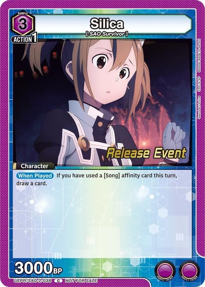 Silica (038), UEX06BT: Sword Art Online Vol.2 Release Event Cards UEPR/SAO-2-038
