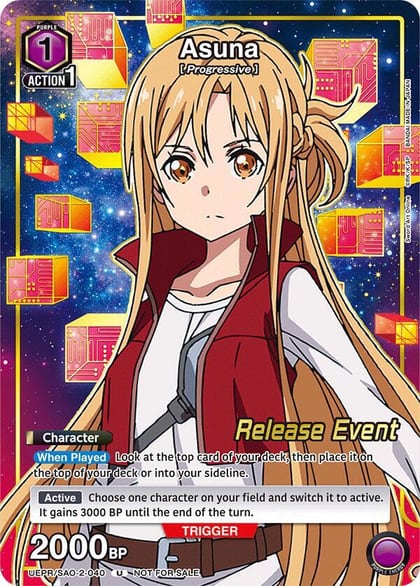 Asuna (Release Event Participation), UEX06BT: Sword Art Online Vol.2 Release Event Cards UEPR/SAO-2-040