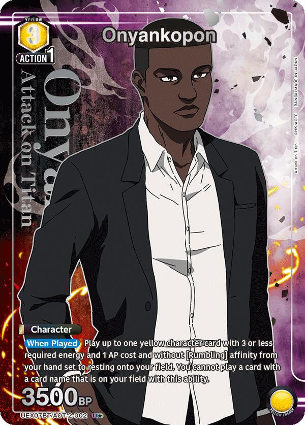Onyankopon (U*), UEX07BT: Attack on Titan Vol. 2 UEX07BT/AOT-2-002
