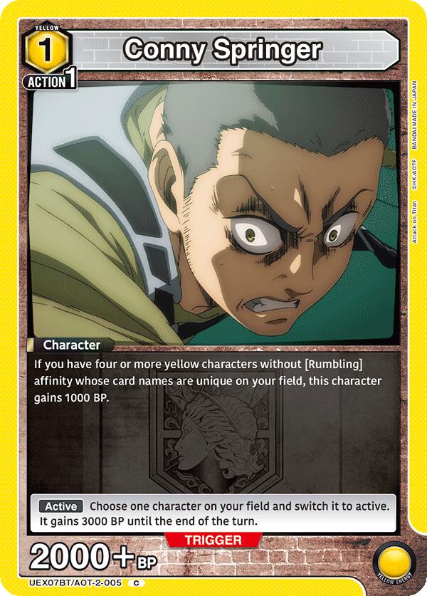 Conny Springer (005), UEX07BT: Attack on Titan Vol. 2 UEX07BT/AOT-2-005