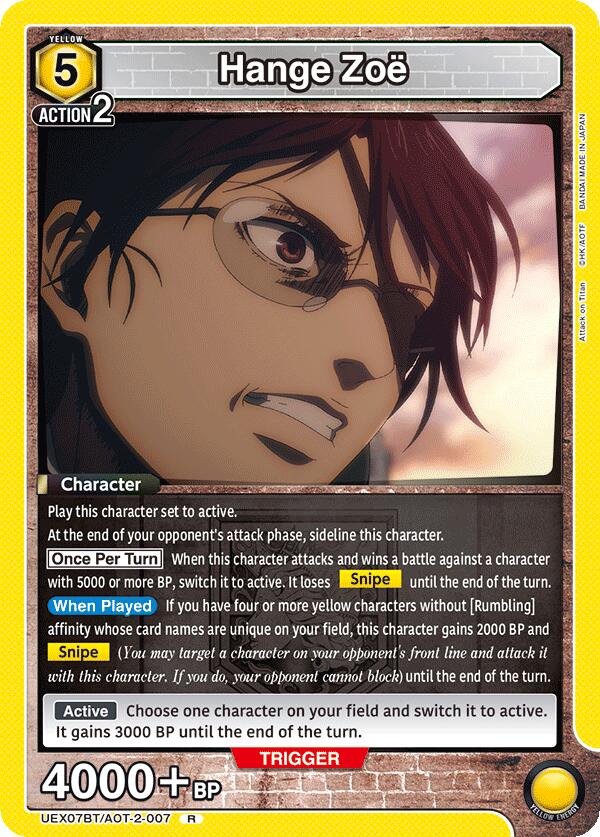 Hange Zoe (007), UEX07BT: Attack on Titan Vol. 2 UEX07BT/AOT-2-007