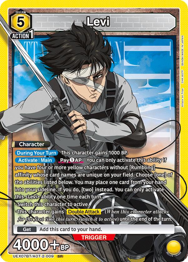 Levi (009), UEX07BT: Attack on Titan Vol. 2 UEX07BT/AOT-2-009