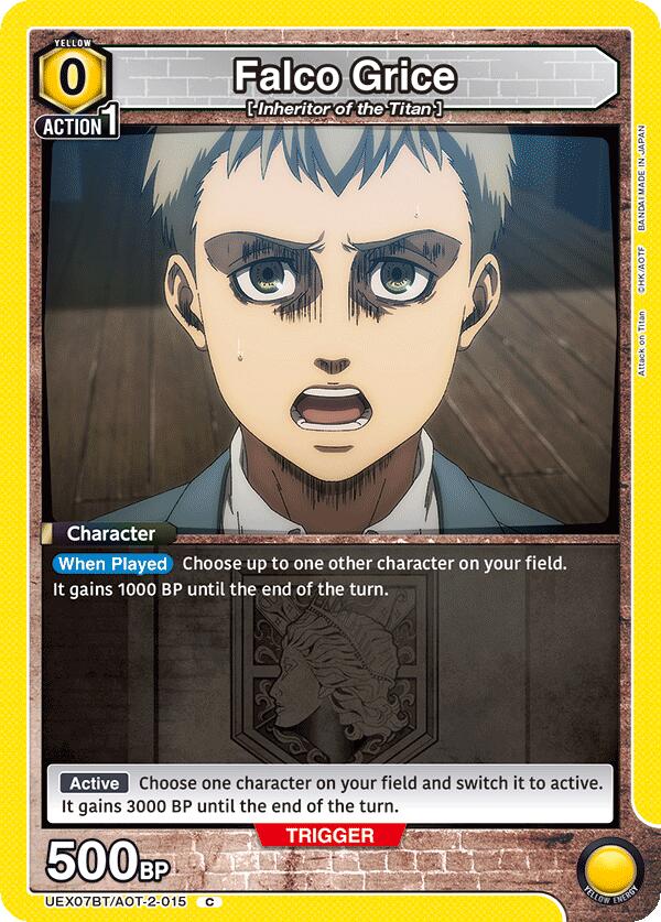 Falco Grice (015), UEX07BT: Attack on Titan Vol. 2 UEX07BT/AOT-2-015