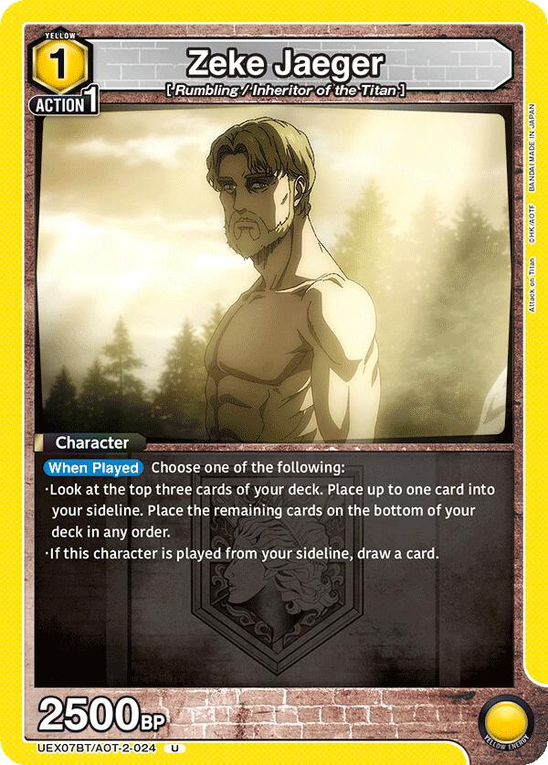 Zeke Jaeger (024), UEX07BT: Attack on Titan Vol. 2 UEX07BT/AOT-2-024