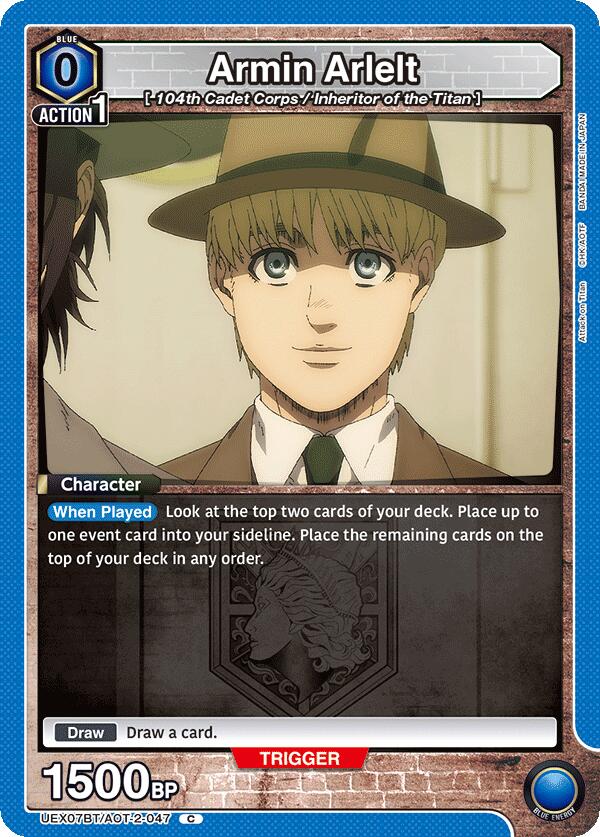 Armin Arlelt (047), UEX07BT: Attack on Titan Vol. 2 UEX07BT/AOT-2-047