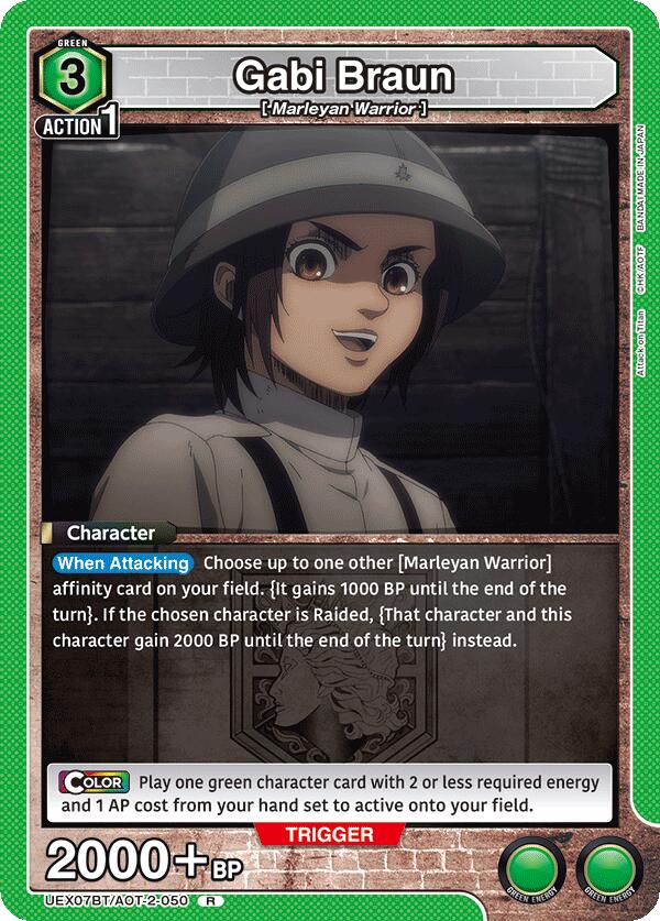 Gabi Braun (050), UEX07BT: Attack on Titan Vol. 2 UEX07BT/AOT-2-050