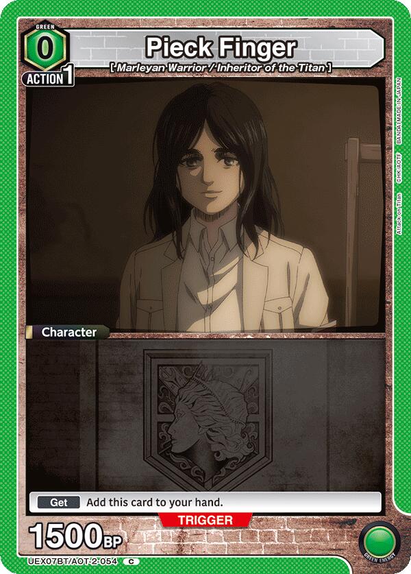 Pieck Finger (054), UEX07BT: Attack on Titan Vol. 2 UEX07BT/AOT-2-054